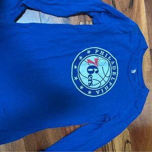 NBA Philadelphia 76ers Royal Blue Tee